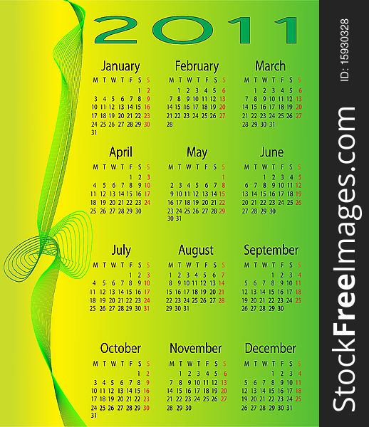 2011 calendar