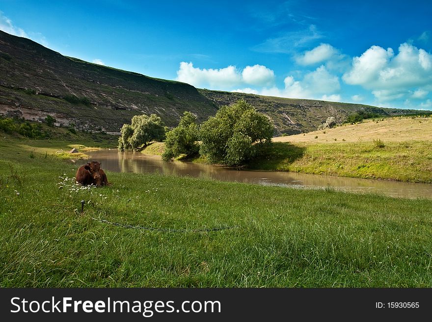 Landscape with river