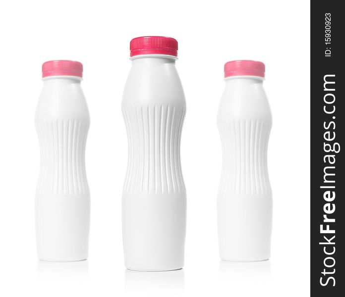 Picture Of Three Blank Plastic Bottles