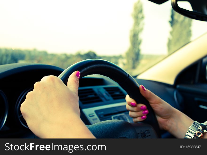 Woman In The Car