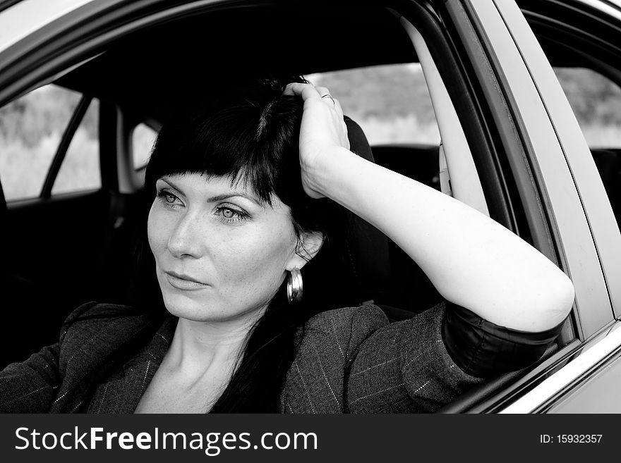 Woman In The Car