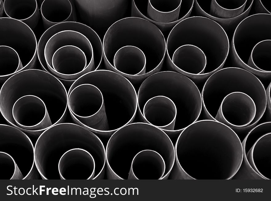 Background made with pipes giving circles pattern. Background made with pipes giving circles pattern