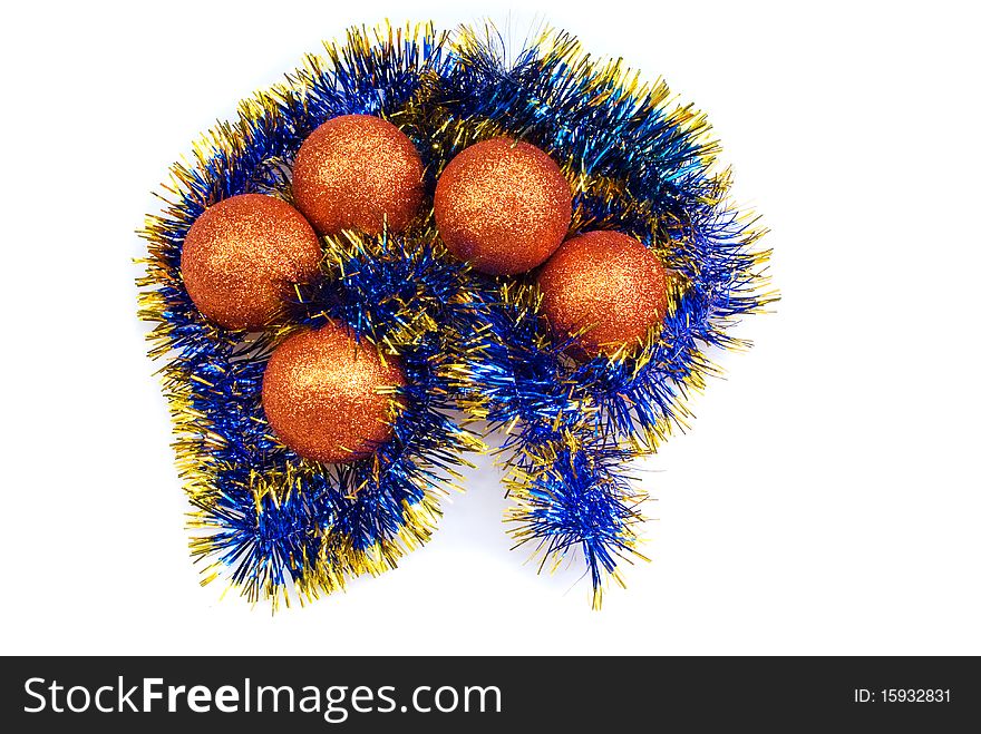 Decorations  for Christmas, shiny balls