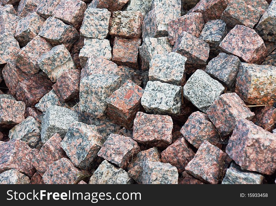 Abstract background with cobbled stones for pavement. Abstract background with cobbled stones for pavement