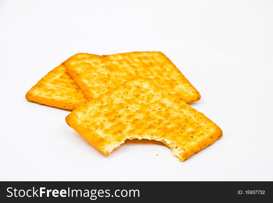 Three pieces of Whole Wheat Crackers