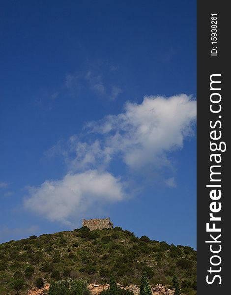 Image of an ancient fortress. Tuscany, Italy. Image of an ancient fortress. Tuscany, Italy