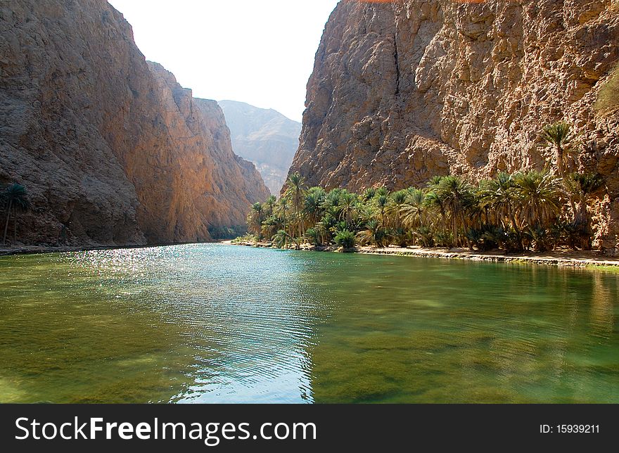 Summer Sun On The Mountain River