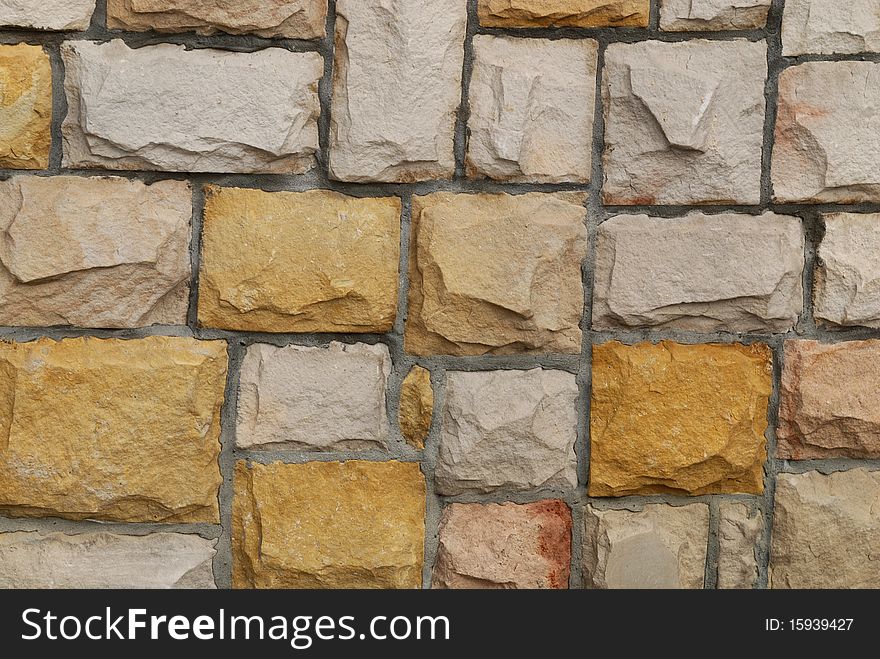 Old stone wall pattern natural surface