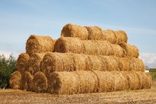 Stack Of Hay Bales Royalty Free Stock Photos Stack Of Hay Bales Royalty Free Stock Photos