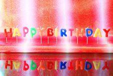 Birthday Candles Royalty Free Stock Photography Birthday Candles Royalty Free Stock Photography