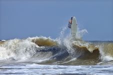 Surfer Wiping Out Stock Image Surfer Wiping Out Stock Image