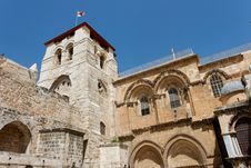 Belfry Tower Of Church Of The Holy Sepulchre Royalty Free Stock Images Belfry Tower Of Church Of The Holy Sepulchre Royalty Free Stock Images