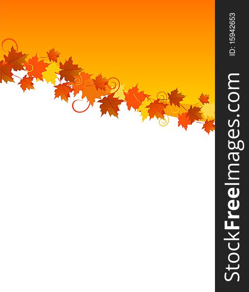 Beautiful Background in Autumnal Style. Beautiful Background in Autumnal Style