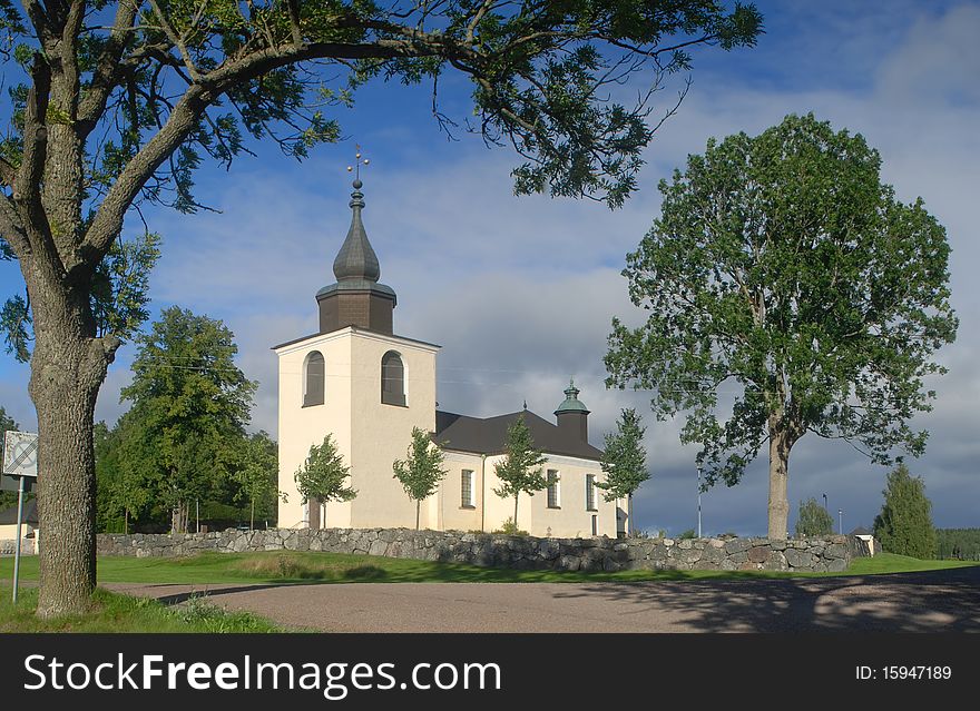 Beautiful Country Church In Sweden