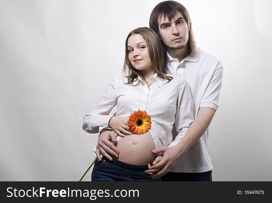 Couple waiting for baby