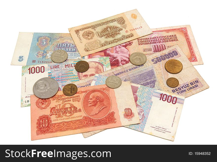 Obsolete Money Isolated