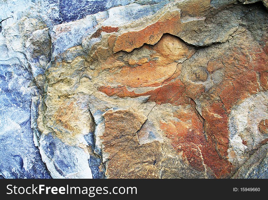 A sample of natural mountain rock texture. A sample of natural mountain rock texture