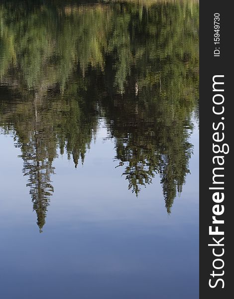 Reflected Landscape in the Adirondack Mountains