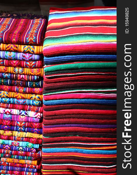 Mexican handcrafts from the marketplace of San Cristobal de las Casas, Mexico. Mexican handcrafts from the marketplace of San Cristobal de las Casas, Mexico.