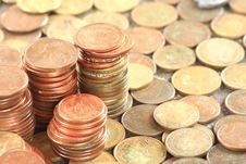 Coins Wallpaper Royalty Free Stock Images