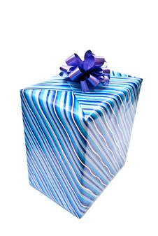 Single Gift Box Royalty Free Stock Image