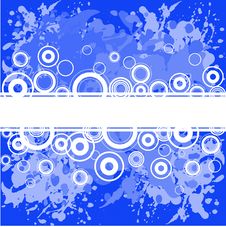 Blue Background With White Rings Royalty Free Stock Photos Blue Background With White Rings Royalty Free Stock Photos