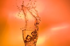 Splashing Whisky Royalty Free Stock Images Splashing Whisky Royalty Free Stock Images