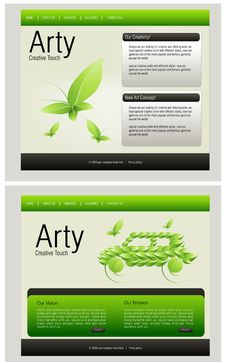 Website Template Stock Images