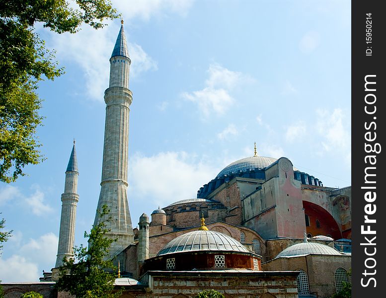 An inside look of the aya sofia museum of istanbul. An inside look of the aya sofia museum of istanbul