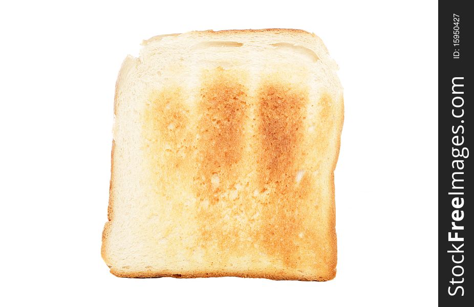 Fresh toast isolated studio cutout