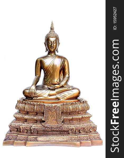 Image of Buddha mold by brass. Image of Buddha mold by brass