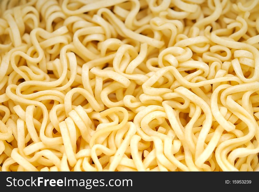 Closeup Of Dried Noodles