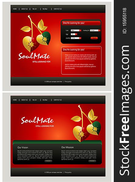 Website Template, easy to use in adobe Photoshop, Flash or Illustrator to export it to HTML format, just edit or replace text and add your sub pages.