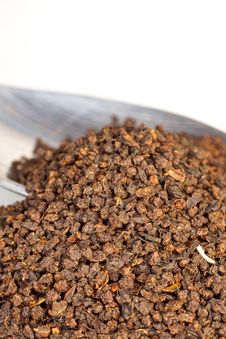 Loose Black Tea On White Royalty Free Stock Photos Loose Black Tea On White Royalty Free Stock Photos