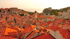 Sunset In Dubrovnik, Croatia Stock Photos Sunset In Dubrovnik, Croatia Stock Photos