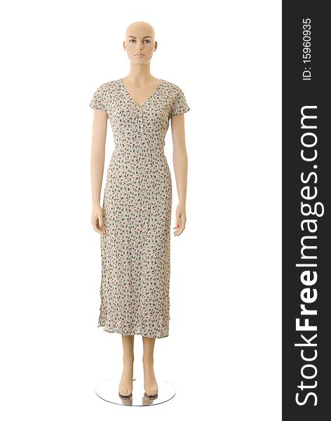 Mannequin In Long Dress | Isolated