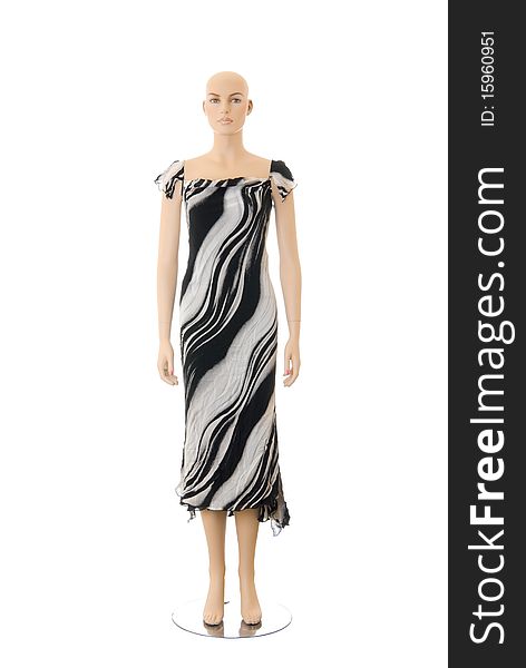 Mannequin in long dress | Isolated