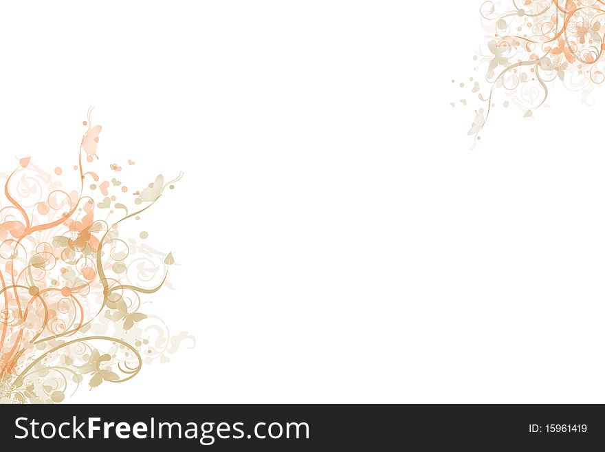 Beautiful Abstract Floral Background