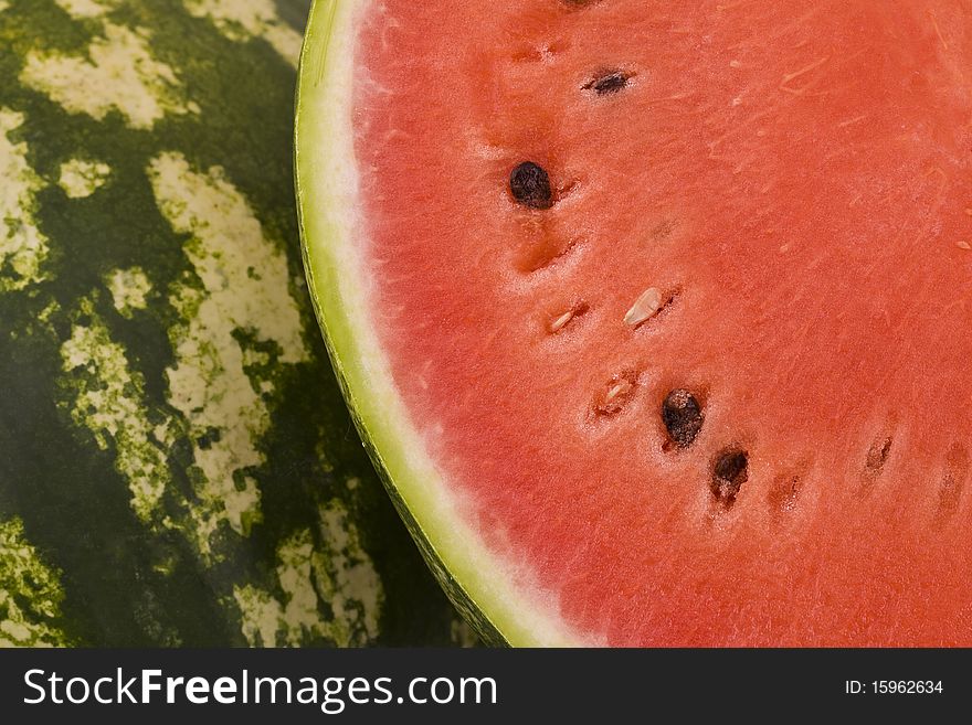 Fresh juicy watermelon, background fruit red and green. Fresh juicy watermelon, background fruit red and green