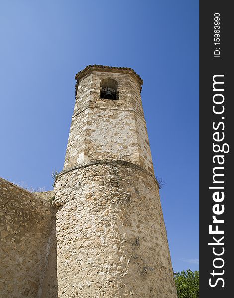 Church of San Felipe, built in the S. XIII transitional Romanesque to Gothic. Brihuega, Spain