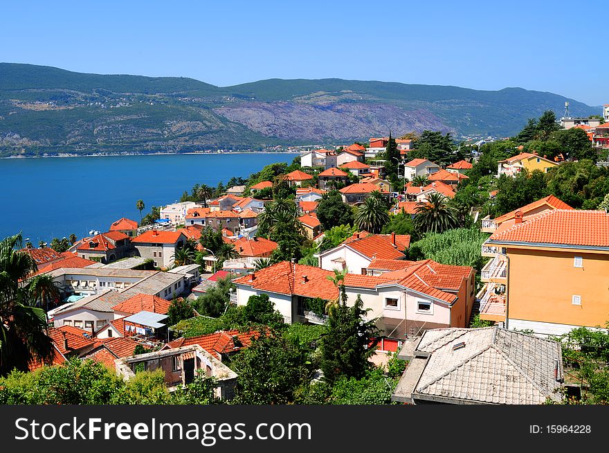 View From Herzeg Novi Fortress