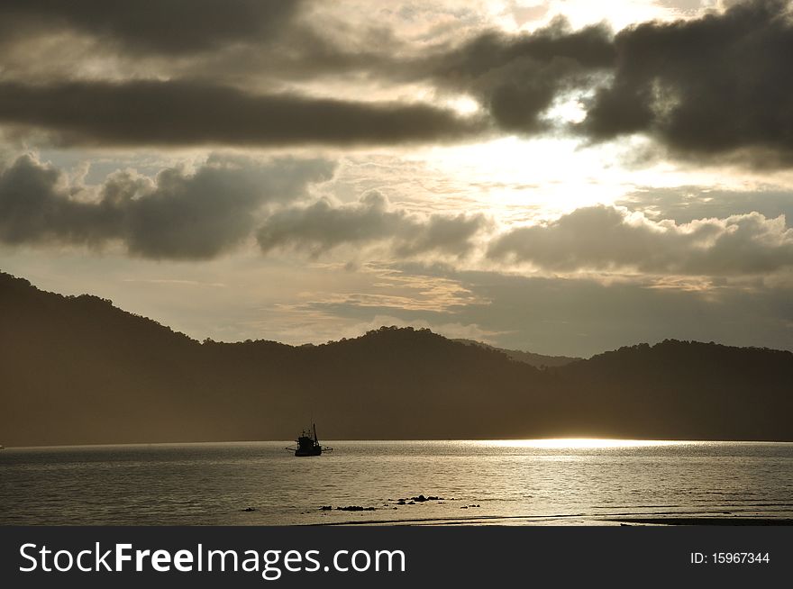 A Beautiful Sunrise In Koh Chang