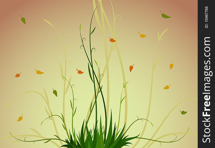 Plant And Leaf Background