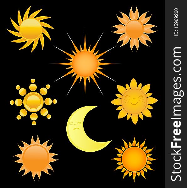 Sun Icons Set