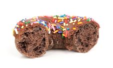 Chocolate Doughnut Stock Image