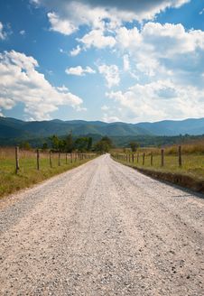 Cades Cove Rural Dirt Road Farm Landscape Stock Image Cades Cove Rural Dirt Road Farm Landscape Stock Image