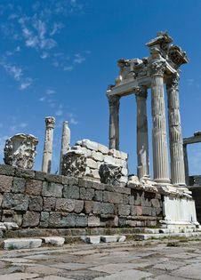 Antique Ruins In Ephesus Stock Photo