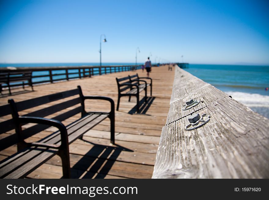 Ventura historic pier, South California