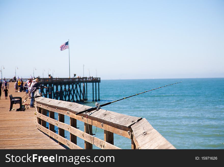 Ventura historic pier, South California