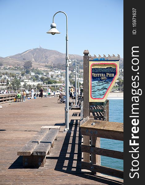 Ventura historic pier, South California